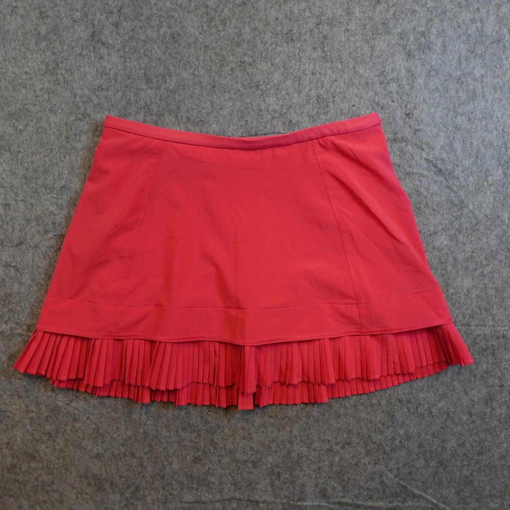 Lululemon Skort Women 2 Pink City Sky Run By Skort Mini Pleat Tennis Pickelball